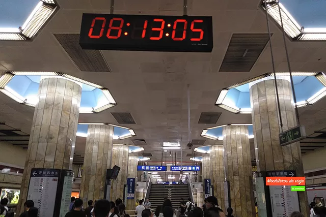 estación de tren en pekín