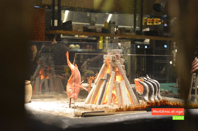 pescado al grill en fukuoka